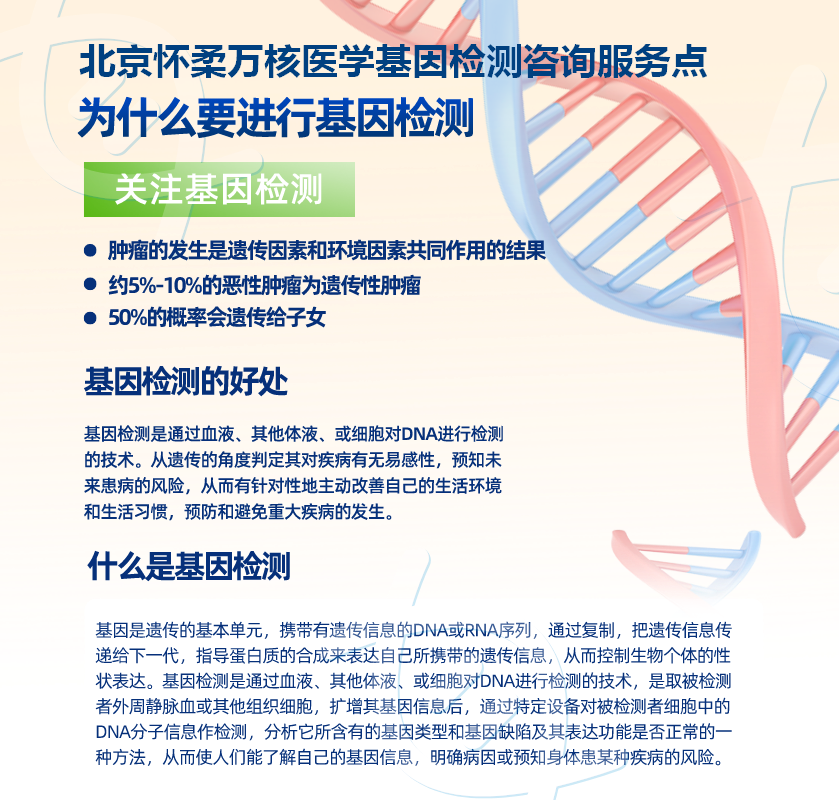 北京基因检测费用
